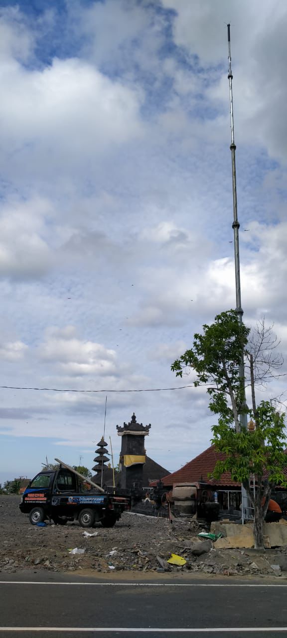 Tower penangkal petir hotdip galvanice